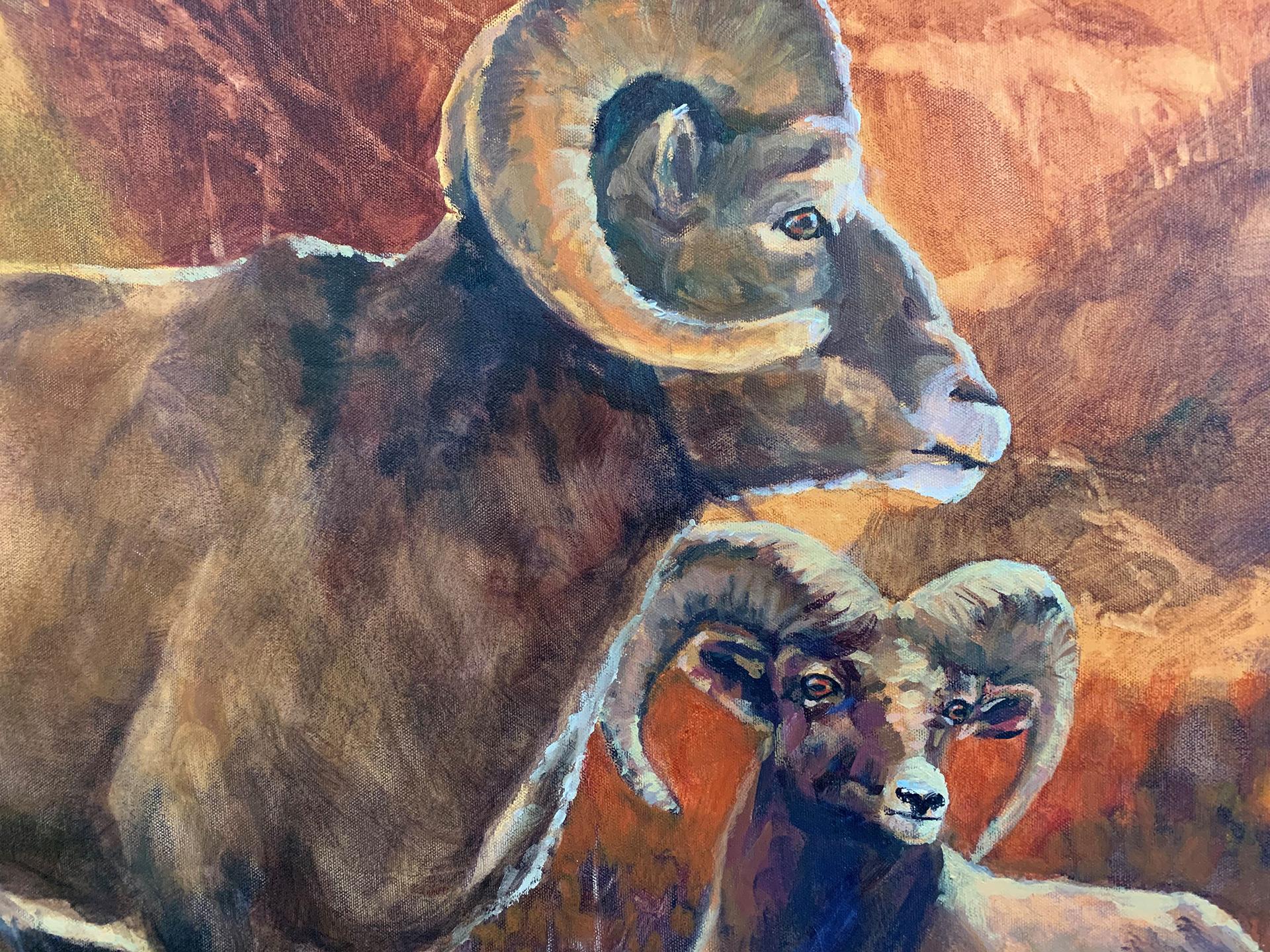 Big Horn Sheep Painting